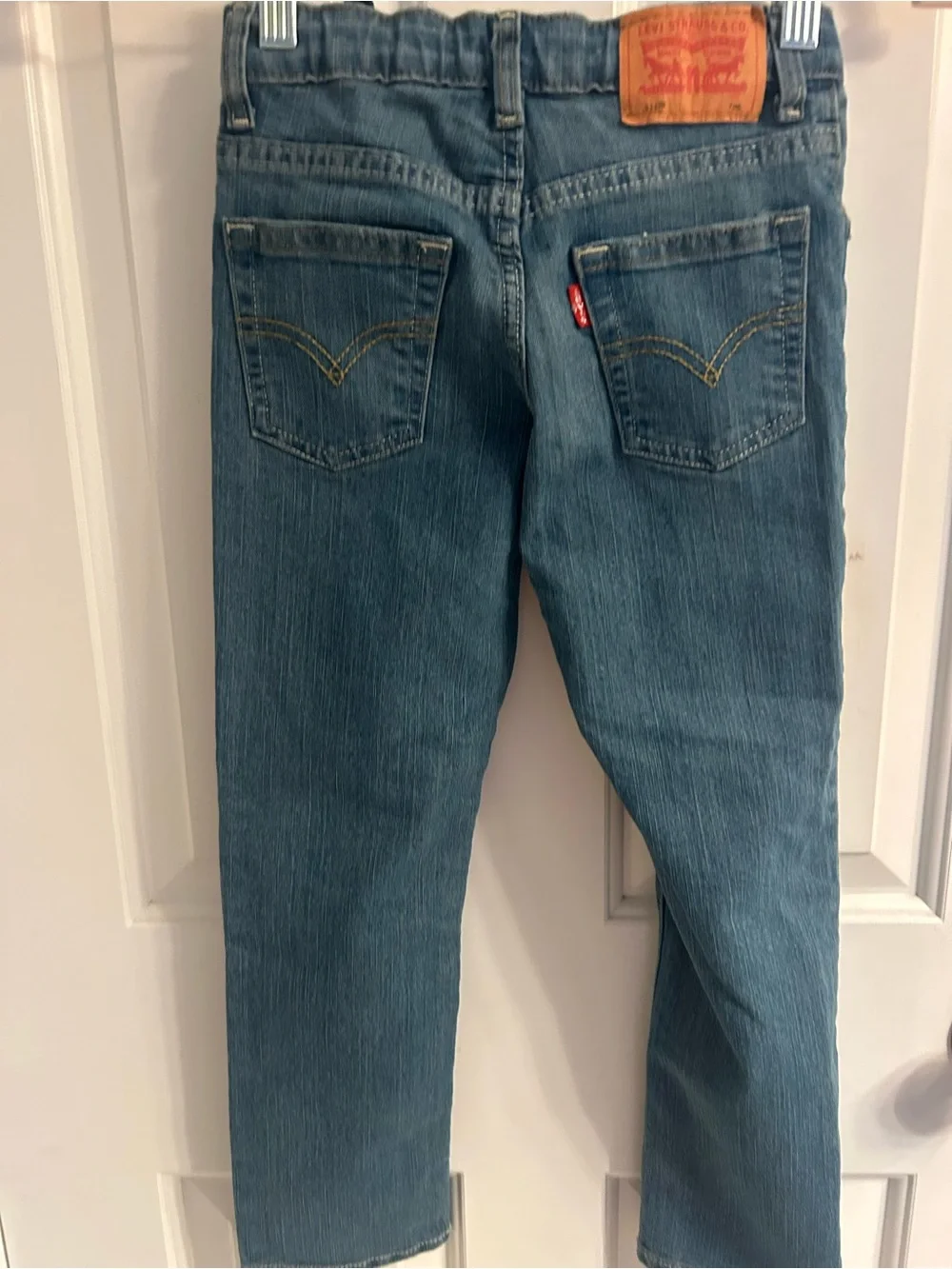 Boys Levi's Blue Straight-Leg Jeans